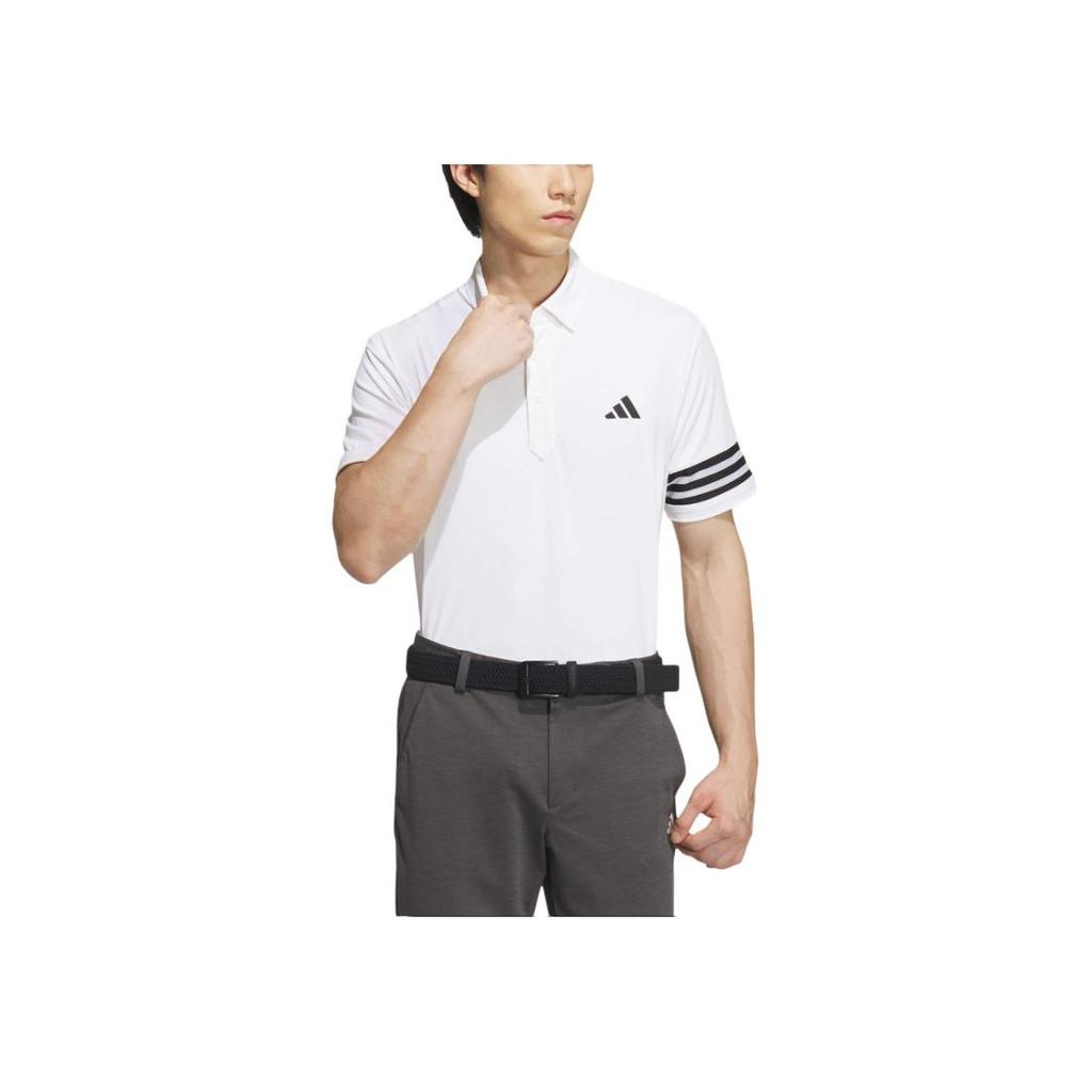 Adidas Aeroready Color Block Short Sleeve Polo Shirt Men Polo Shirts White IN9058