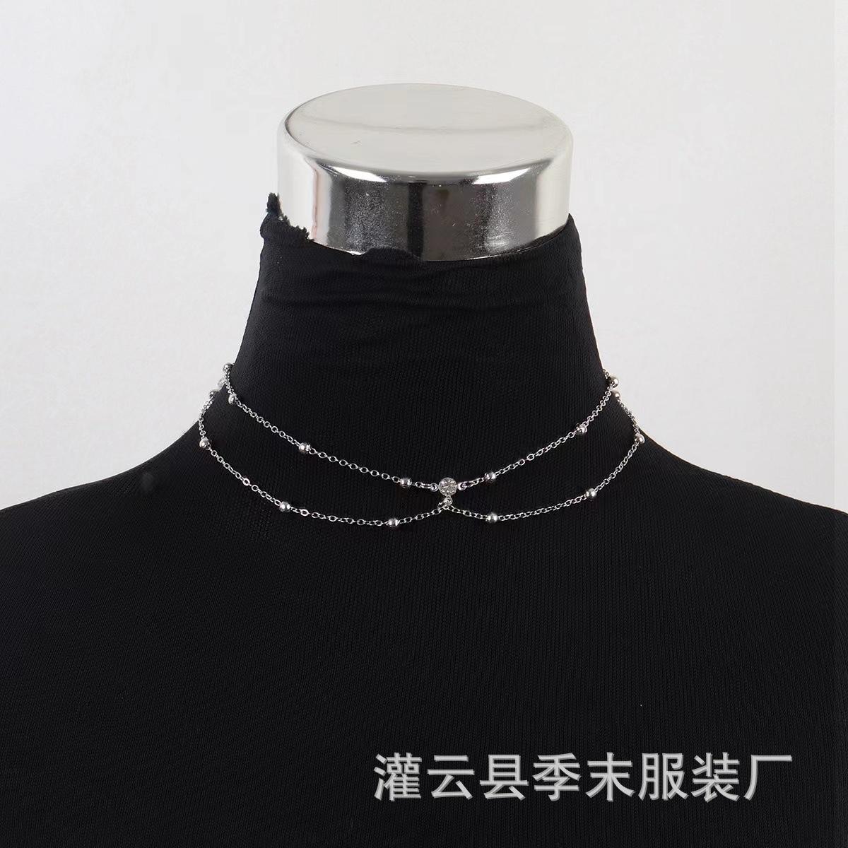 Chain of Confinement * Body Chain Flash Diamond Pendant Sexy Bra Chain Sexy Lingerie Seduction Necklace Necklace