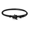Fashion Nylon Bracelets For Men Women Couple Gifts Wrap Braided Wristband Male Bracelet Rope Alloy Hook Anchor Bangle