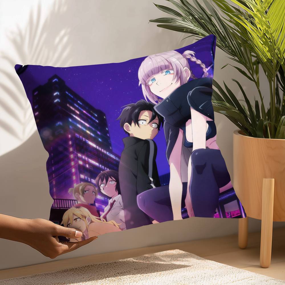 C-CALL OF THE NIGHT Anime Pillow Case Plush Fabric Soft  Pillowcase Double Sided Print Cushion Cover Household Gifts