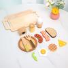 Early Education Children Play House Kitchen Simulation Set Kitchen Utensils Natural Breakfast Group Parent-Child Interactive Toys