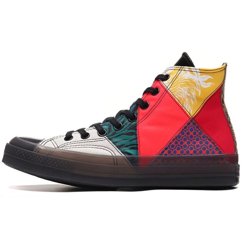 

Converse 1970-е Chuck Taylor All Star Шнуровка Круглый Носок Высокие Эспадрильи Унисекс Черный, Белый Красный 35