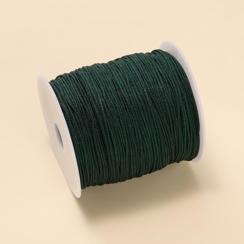 270m 1mm Colored Nylon Beading Cord Non-Stretch Jade Thread for DIY Jewelry Craft Bracelets Necklaces Accessories