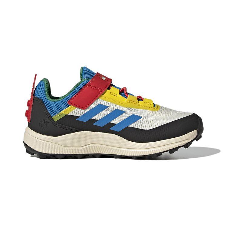 Adidas Terrex Agravic Flow Durable Low-Top Kids Running Shoes Kids Running Shoes Black White Yellow GY0074