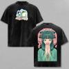 Washed Tee The Apothecary Diaries Anime T-shirt Men's Clothing Maomao Casual Cotton Tee Shirt Vintage Y2k Washed Oversized Tshirts Oversize