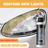 Restaurador de Lente de Farol 100ml Polidor Protetor Restaurador Kit de Restauração de Farol Para Vidro Automotivo Detalhamento de Carro