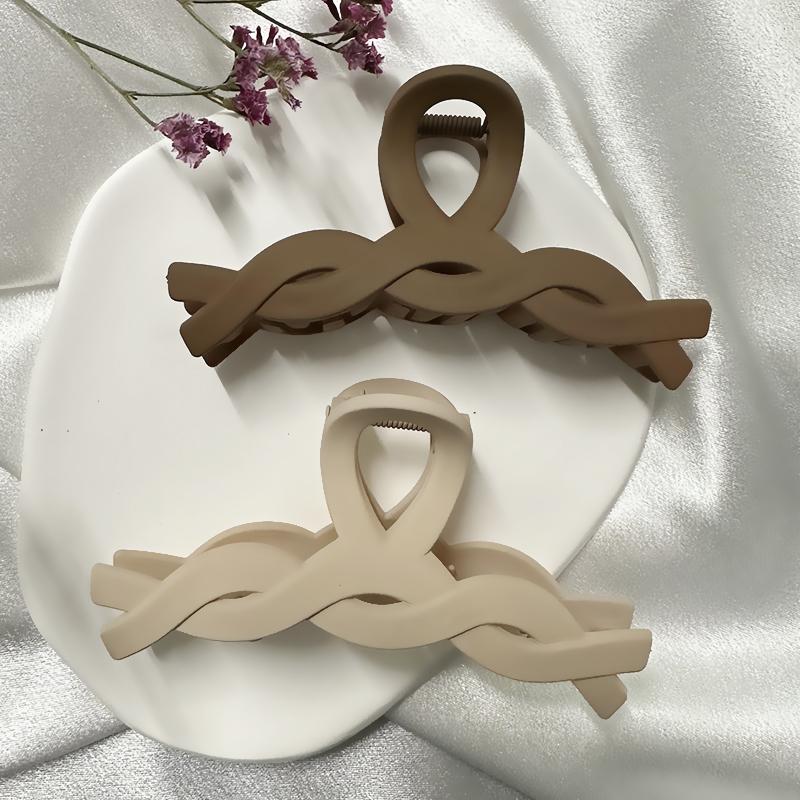 Große Schleife Haarspange Neu Trendige Einfarbig Schwarz Haar Hai Klammer Haarstyling Werkzeuge Accessoires für Frauen Mädchen