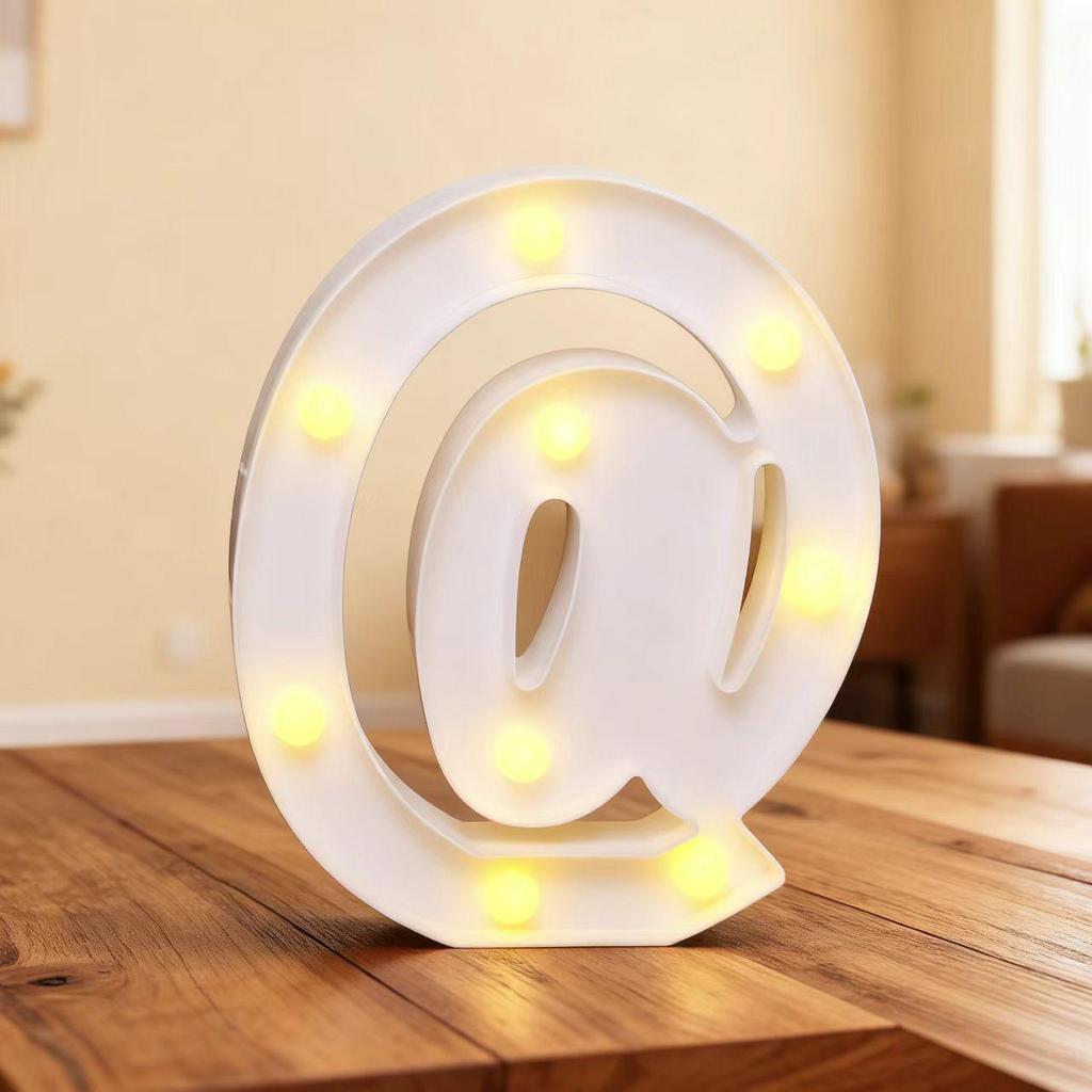 "Romantic LED Letter Lights: Perfect for Proposals, Birthday Decorations, and Event Styling"