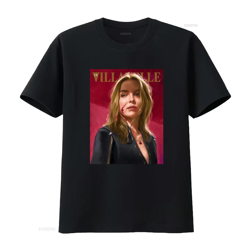 Maglietta Killing Eve Serie Fan Merge Polastri Girocollo Casual Tessuto Leggerunisexte Elasticizzato Vestibilit Regolare Vintage