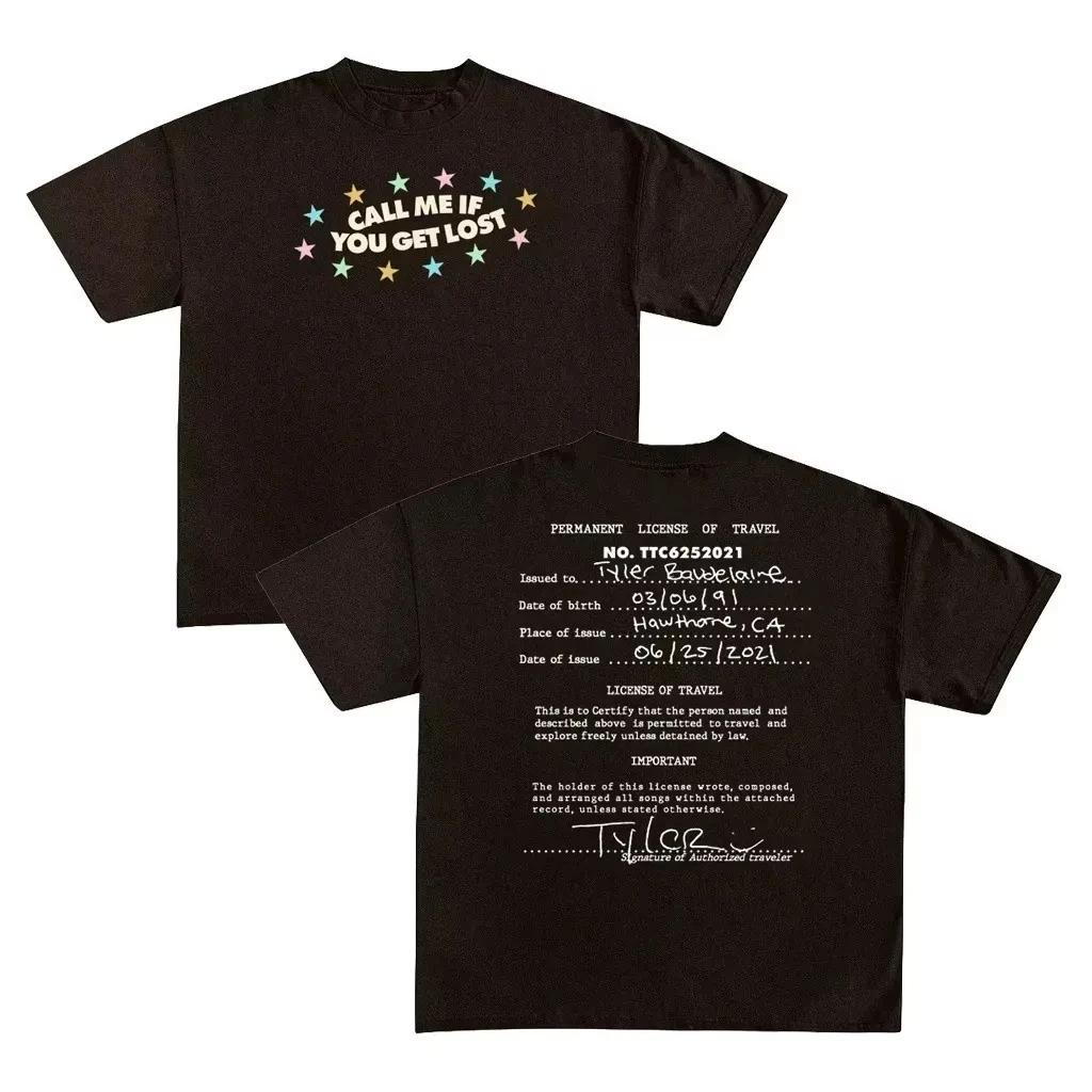 Tyler The Creator 'Call Me If You Get Lost' T-Shirt - Vintage Cotton Tee for Men & Women | High Quality Summer Streetwear