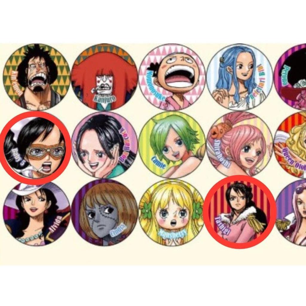 Natsukomi One Piece ONEPIECE can badge 4-piece set