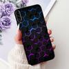 For Samsung Galaxy A90 5G Phone Case For Samsung A90 5G SM-A908B Elegant Floral Cat Painted Black Silicone Soft TPU Cases