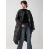 ELLE Women's Long Hooded Duck Down Jacket
