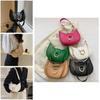 Trendy Minimalist Solid Color Shoulder Bag For Women Fashionable Pu Material Small Size Suitable For Daily Outfits