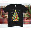 Autism Christmas Tree For A Proud Autistic Person T Shirt S Holiday Sweaters Winter Vintage Washed Stylish Breathable Unisex