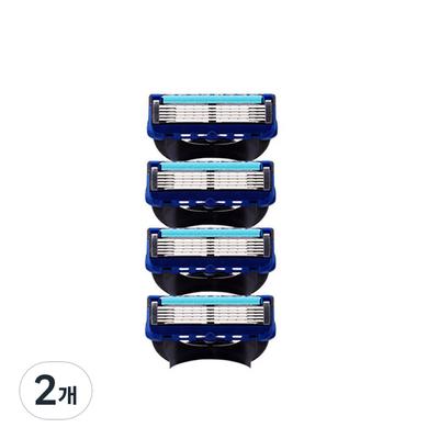 Qzio Gillette Kompatible Premium Rasierklingen, 4, 2, Koreanische Rasierklingen