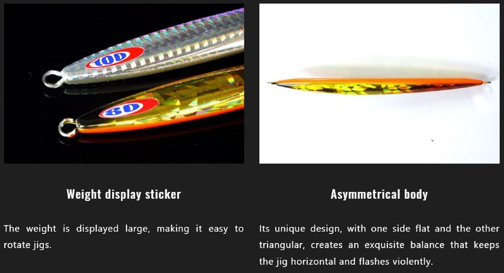 Jackall Metal Jig Anchovy Type 2 Slow Slide 80 Grams Black (0172)