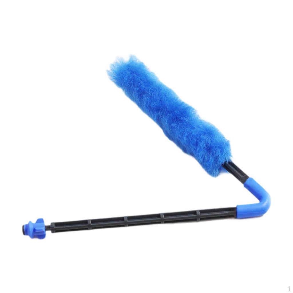 Barrel Swab Dust Removal Tool Household Cleaning, Foldable Squeegee Buffer, Clean Stick for Car Wall