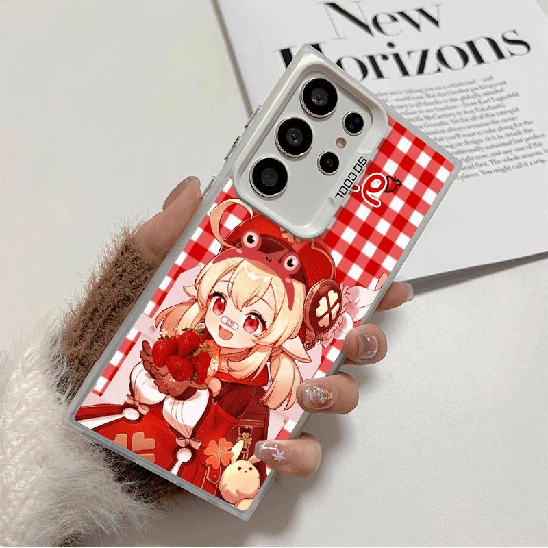 

Genshin Impact Klee Shockproof Phone Case for Samsung Galaxy S26 Edge S25 Ultra S24 FE S23 Plus S21 Cover Anti Fall Fundas Samsung S23 Ultra