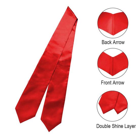 Unisex Erwachsener Einfaches Abschlussstola 72 Zoll Jahrgang 2026 Abschlussband für Akademische Chorveranstaltungen Zubehör