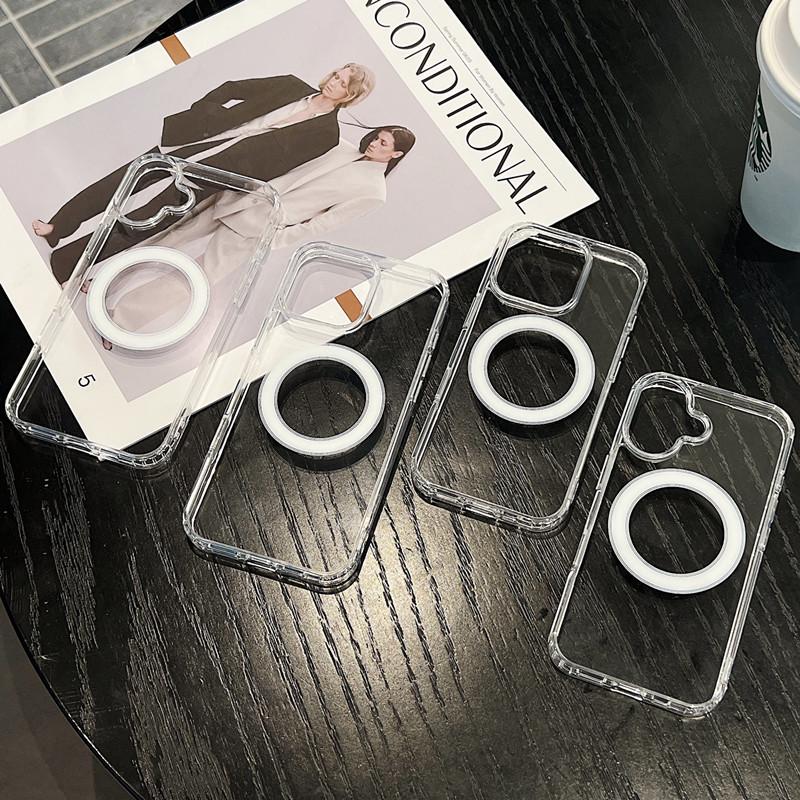 iPhone 17 Pro Max Magnetic Transparent Acrylic Case