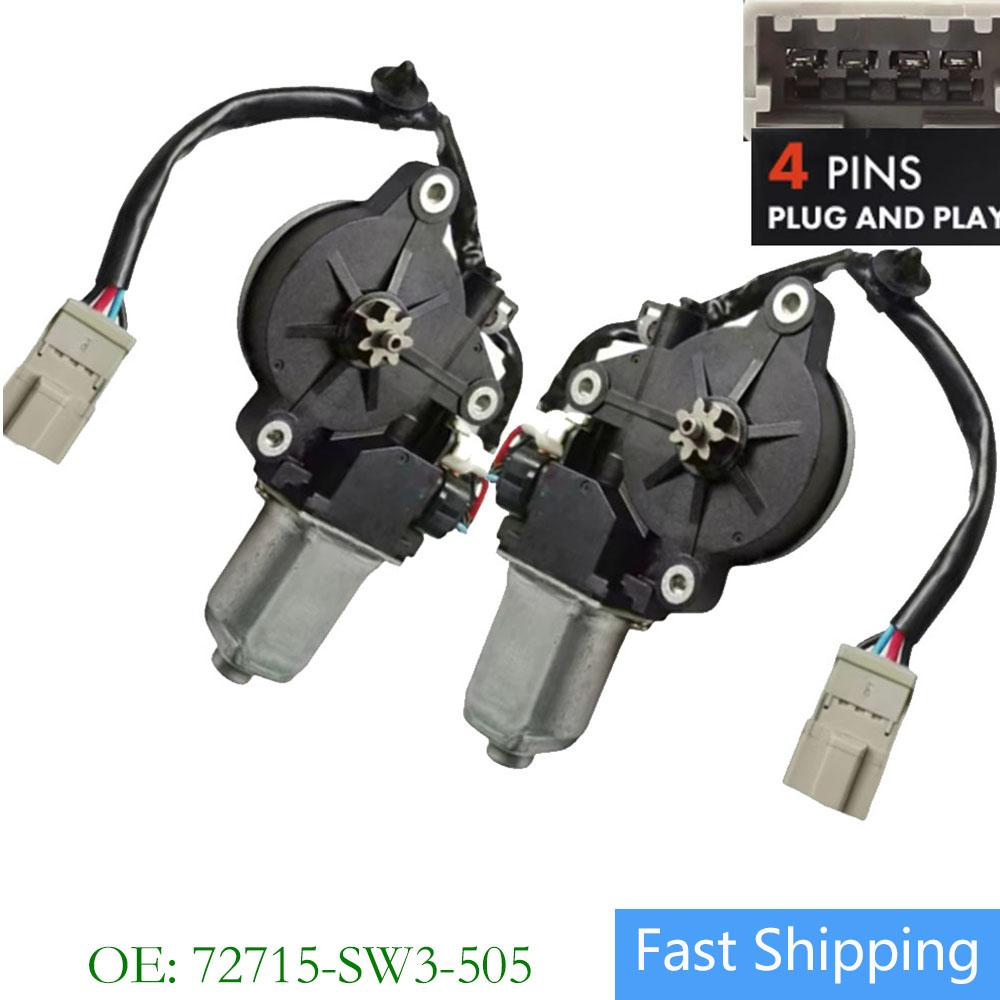 Power Window Lifter Motor For Honda Prelude Civic CR-V 1997-2001 Prelude Acura Integra Regulator Motor OEM 72715-SW3-505 742-848