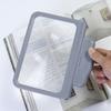 1 STuks groot oppervlak handmatig multi-lamp drie-kleuren vergrootglas USB-voeding lees vergrootspiegel voor ouderen