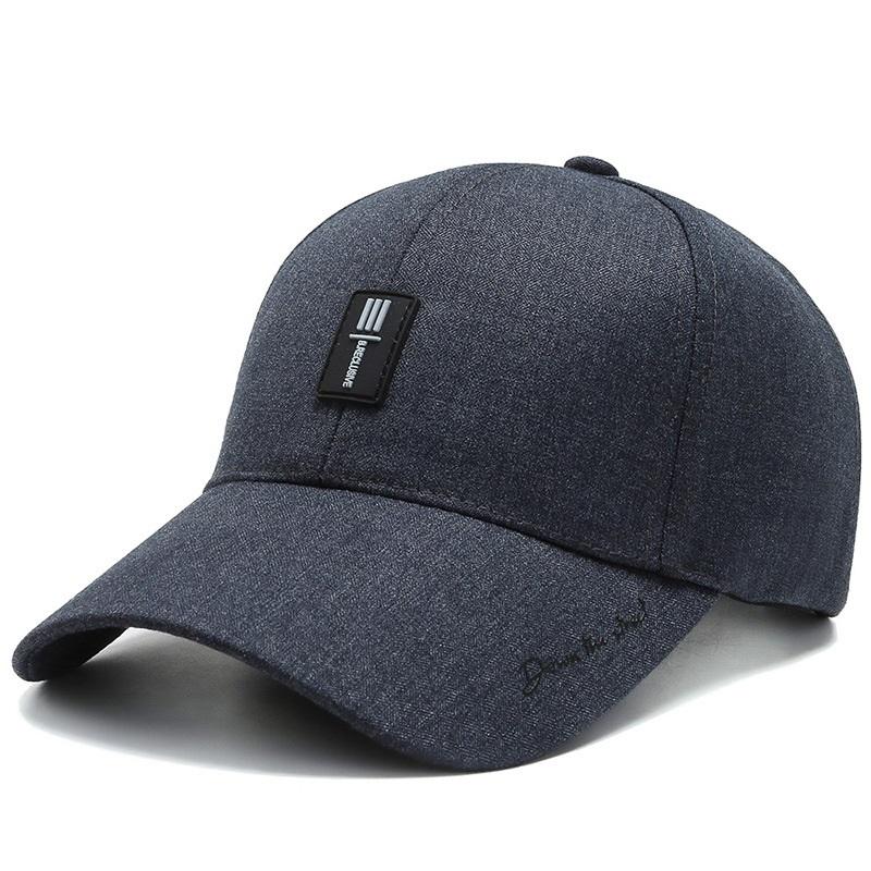 New Black Baseball Caps For Men Women Sunhat Solid Letter Sunscreen Cap Outdoor Fishing Running Hip Hop Baseball Hats Casquette