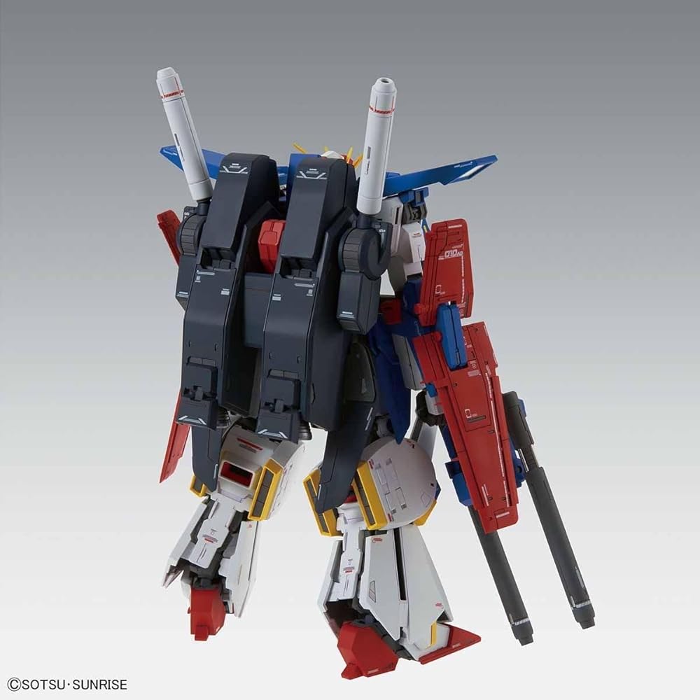 Bandai Spirits MG Gundam ZZ Ver.Ka 1/100 Scale Color-Coded Plastic Model Kit Multicolor