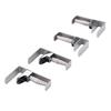 Tablecloth Clips - Fackelmann - 61503 - Stainless Steel - Adjustable 18-55 Mm - Set of 4 Pieces