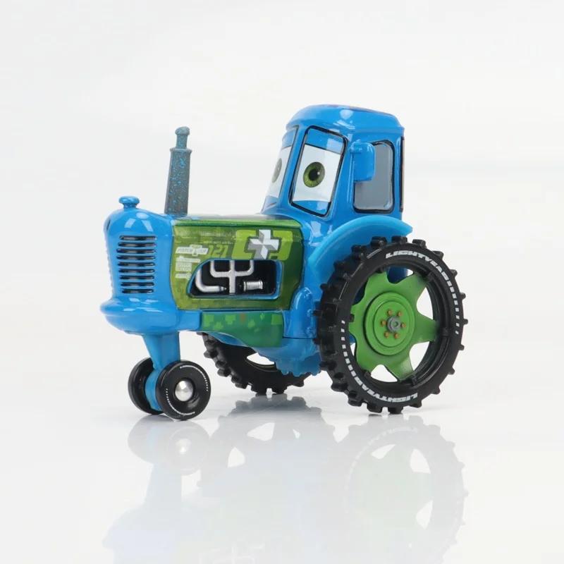 Original Disney Pixar Cars Kuh Traktor Mini Metall Druckguss 1:55 Autospielzeuge für Jungen Weihnachtsgeschenk