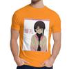 Round Collar Serial Experiments Lain Sad Japanese Anime Aesthetic T Shirt Casual For Male Slim Top