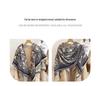Luxury Imitation Cashmere Shawl: 140cm Square, Warm & Thick with Short Tassels