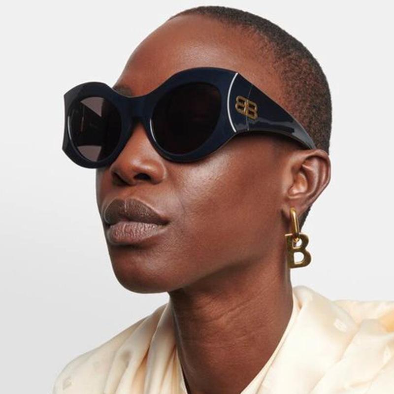 Big Box Letter Sunglasses New Sunglasses Sun Hip-hop Retro Sunglasses Ladies Sunglasses Men's Sunglasses