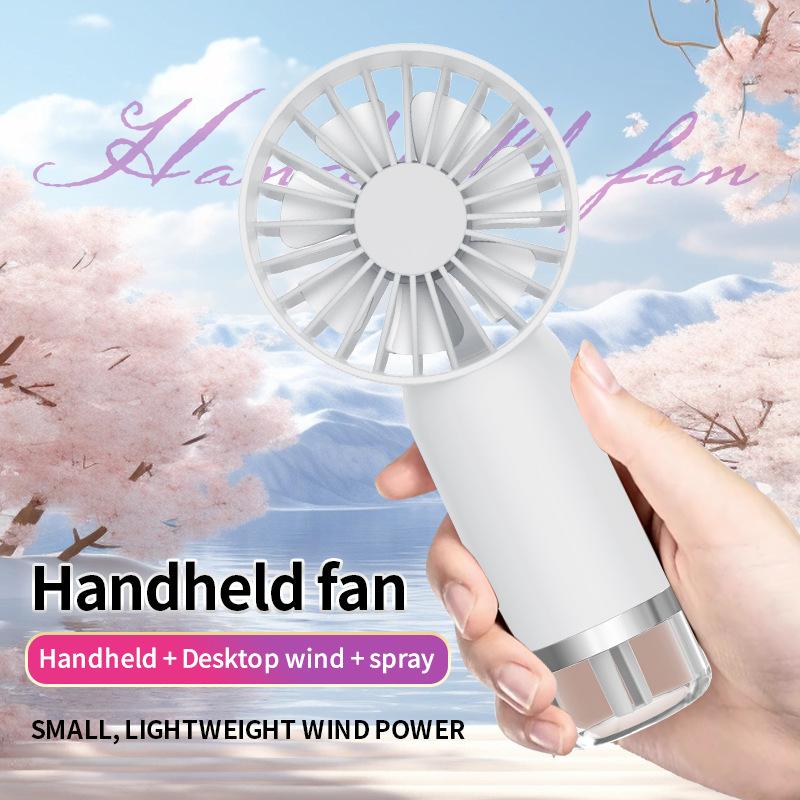 Handheld Mini Air Conditioner Spray Fanusb Rechargeable Portable Humidifier Mist Cooler Cooling Spray Humidifier Fan For Home