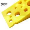 Talos 3D-gedruckter Käse-Türstopper, Rutschfester Türstopper, Stabile Basiskeil, Schützt Wände Möbel, Kreativer Türstopper für Schlafzimmer Wohnzimmer