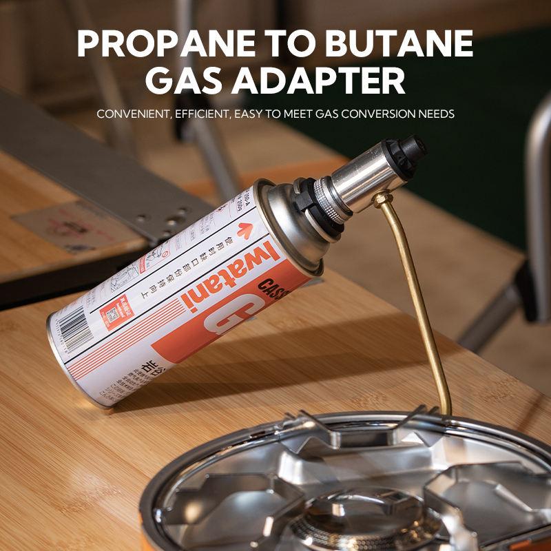 CAMPINGMOON Z19 Portable Reusable Durable Aluminum Alloy Butane tank Propane Can Adapter Gas Stove Canister Adapter