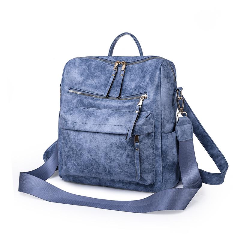 Backpack Large Capacity Backpack Dual Use Women's Shoulder Bag Retro Backpack