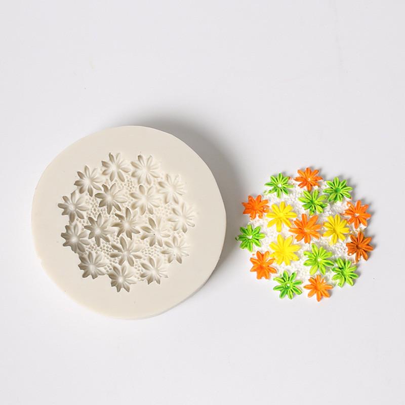 3D Flower Silicone Mold Fondant Cake Decorating Chocolate Sugarcraft Mould Diy