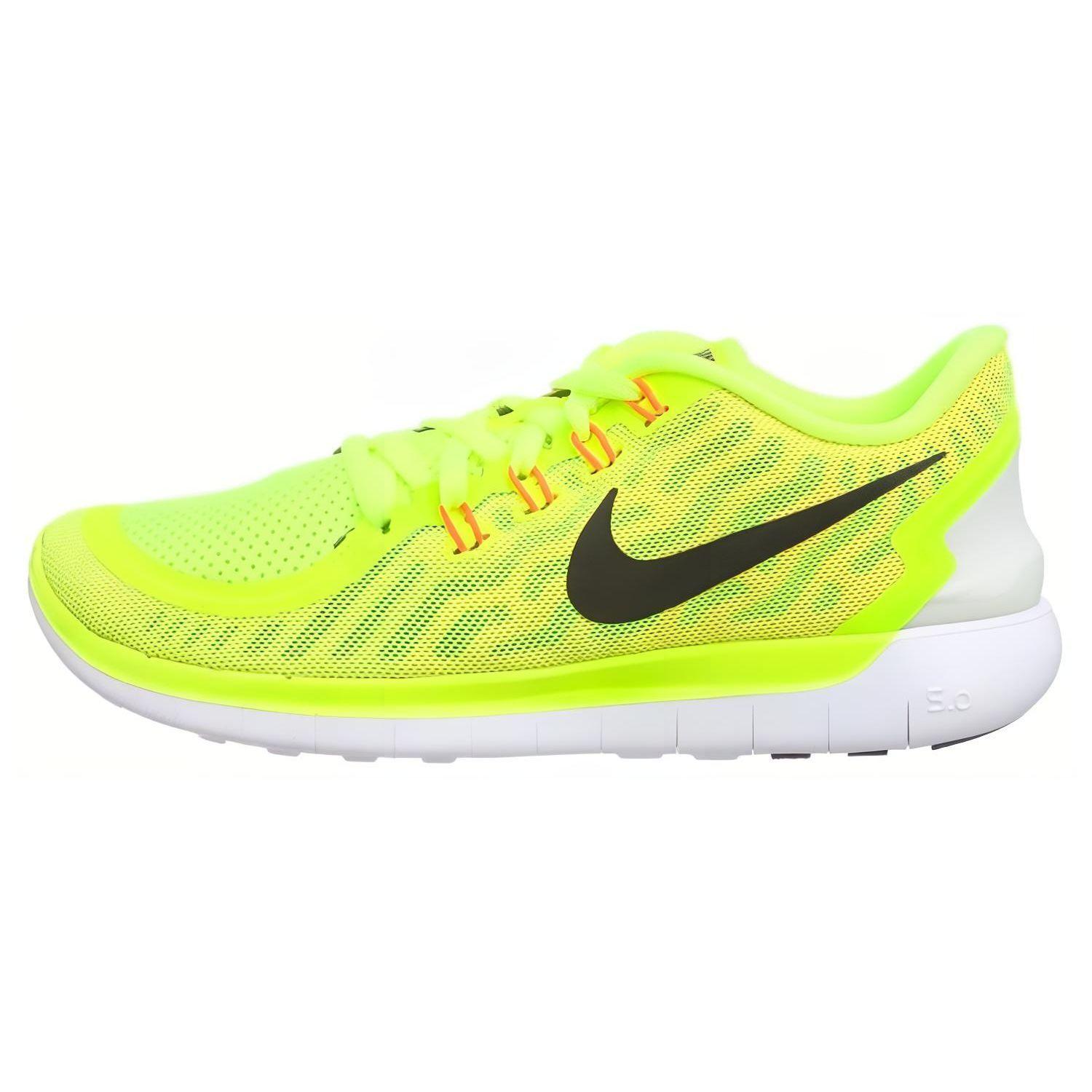 

Nike Free RN 5.0 Удобные спортивные амортизирующие дышащие низкие повседневные кроссовки для бега Женские кроссовки Желтый 724383-700 40.5