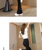 Women's High Waist Black Velvet Bell Bottom Leggings