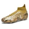 Men's High Top Football Boots Outdoor Long Spikes Sports Football Boots Large Size Youth Sports Kids Football BootsMens Football Shoes