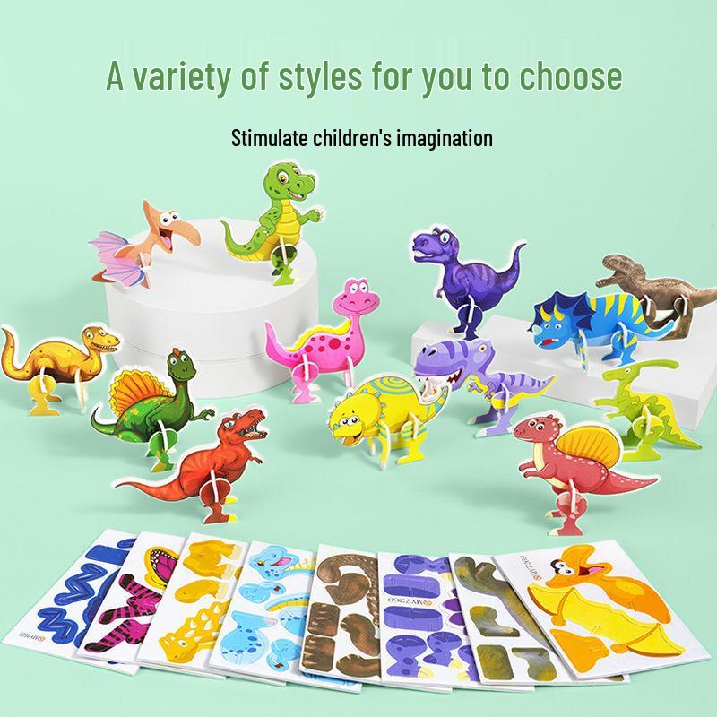 3D Insect Paper Puzzle: Creative DIY Educational Toy for Kindergarten Kids