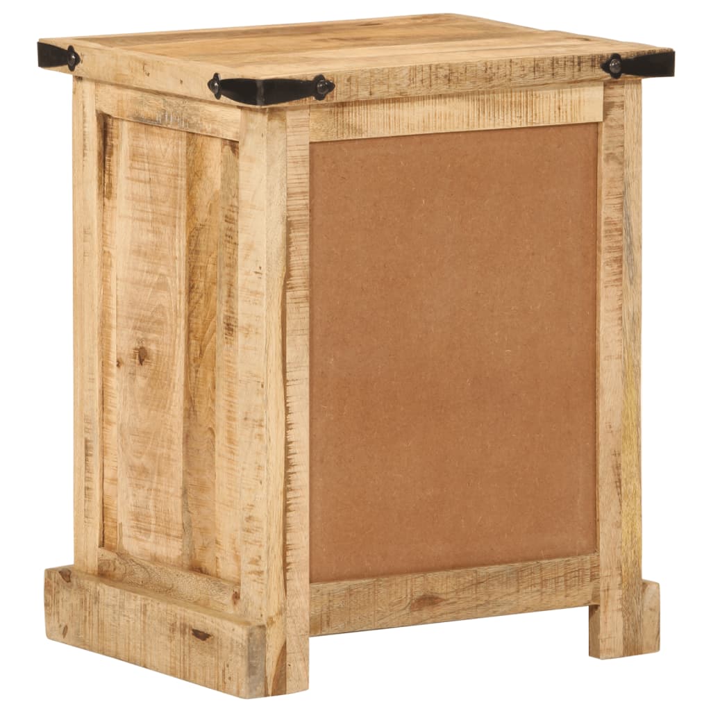 Nightstand 40 X 35 X 50 Cm Solid Mango Wood