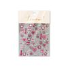 Tomoni Embossed Pink Heart Nail Stickers - Sweet DIY Hot Girl Auxiliary Nail Art