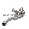 Ford 6.0L Turbocharger Y-Pipe Assembly for Exhaust Modification