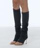 Gillaakaibeu Lettering Logo Leg Warmer_Charcoal