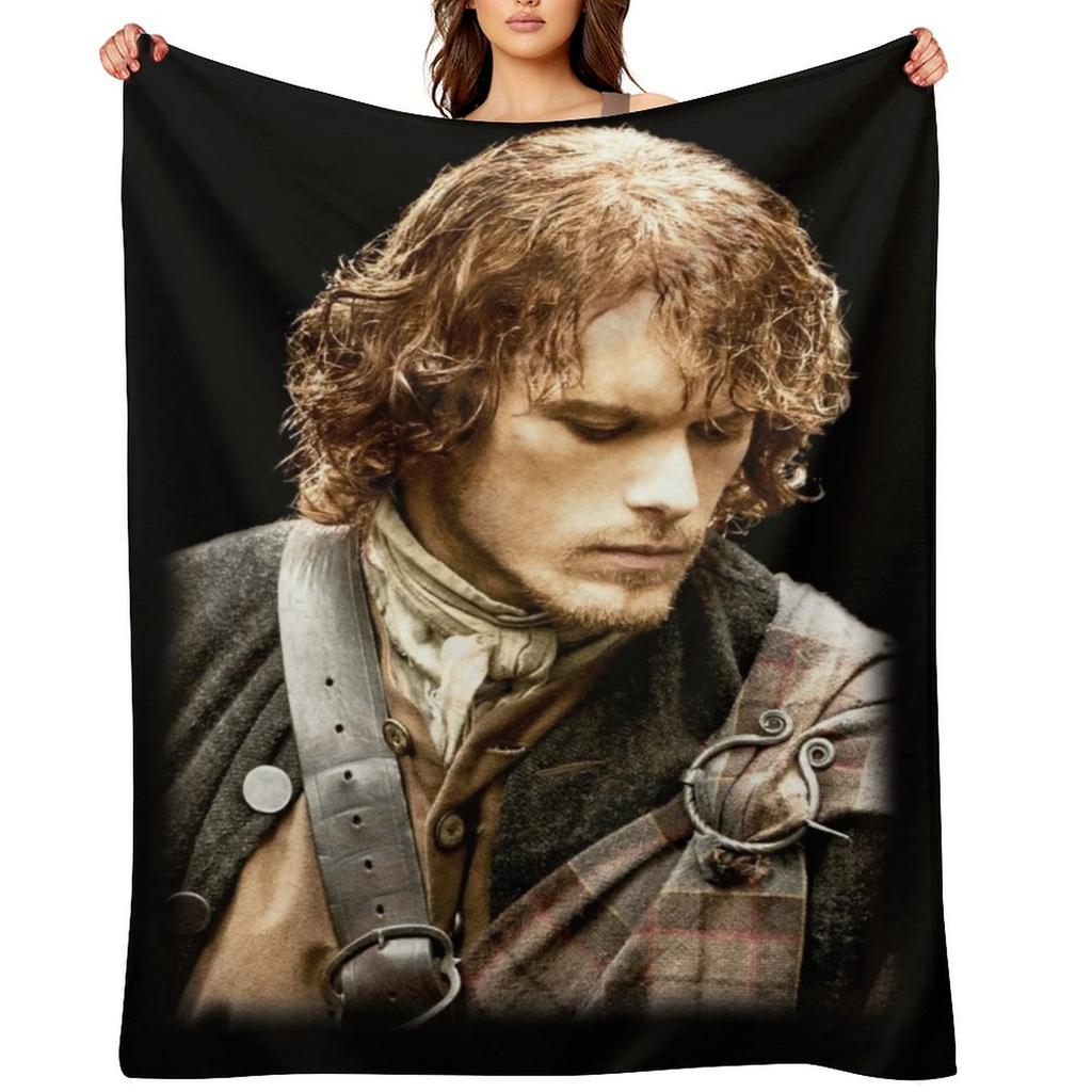 Jamie Fraser Throw Blanket Loose For Sofa Thin For Decorative Sofa Custom Blankets