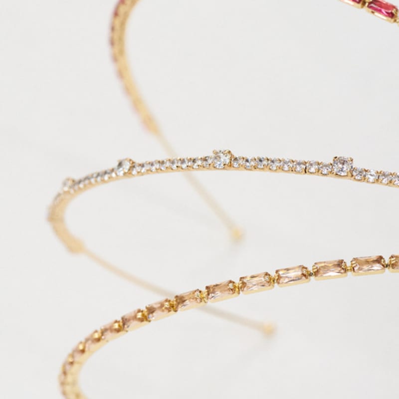 

ИЗВИНИТЕ СЛИШКОМ МНОГО ЛЮБВИ Многослойный ювелирный ободок для волос_Мульти SINGLE TYPE