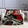 Classic Movie Scarface Blanket Flange Warm Blanket Soft and Comfortable Blanket Home Travel Blanket Bed Linings Birthday Gift